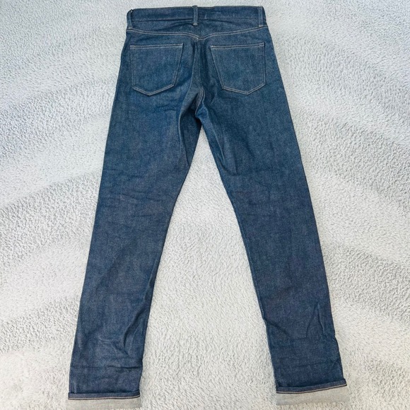 UNIQLO Jeans Mens Size 30 Stretch Selvedge
Dark Indigo Slim Raw Denim Red Line - Picture 5 of 11